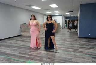 new NH2T store - International Physique League (IPL) show - rehearsal - evening gown