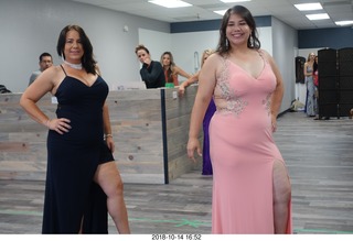 new NH2T store - International Physique League (IPL) show - rehearsal - evening gown
