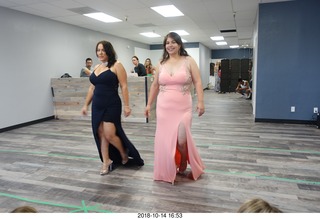 new NH2T store - International Physique League (IPL) show - rehearsal - evening gown