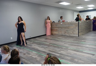 new NH2T store - International Physique League (IPL) show - rehearsal - evening gown