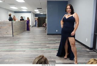 new NH2T store - International Physique League (IPL) show - rehearsal - evening gown