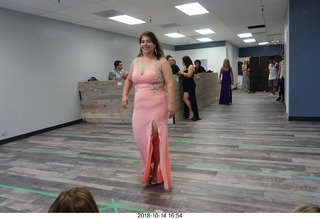new NH2T store - International Physique League (IPL) show - rehearsal - evening gown