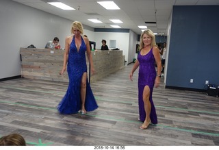 new NH2T store - International Physique League (IPL) show - rehearsal - evening gown
