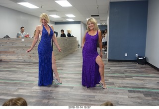 new NH2T store - International Physique League (IPL) show - rehearsal - evening gown