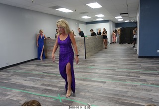 new NH2T store - International Physique League (IPL) show - rehearsal - evening gown