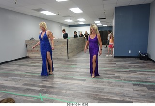 new NH2T store - International Physique League (IPL) show - rehearsal - evening gown