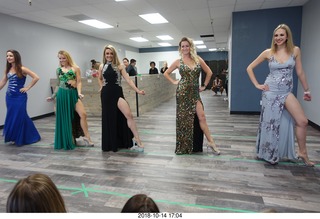 new NH2T store - International Physique League (IPL) show - rehearsal - evening gown
