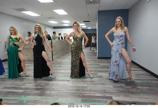 new NH2T store - International Physique League (IPL) show - rehearsal - evening gown