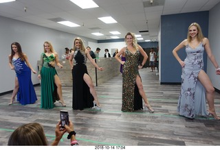 new NH2T store - International Physique League (IPL) show - rehearsal - evening gown
