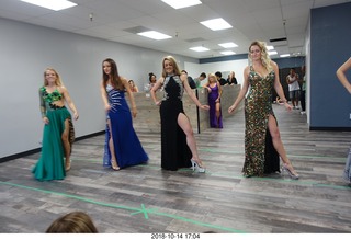 new NH2T store - International Physique League (IPL) show - rehearsal - evening gown