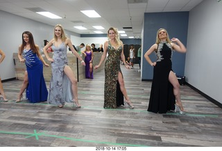 new NH2T store - International Physique League (IPL) show - rehearsal - evening gown