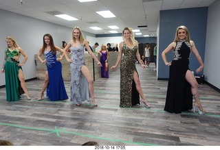 new NH2T store - International Physique League (IPL) show - rehearsal - evening gown