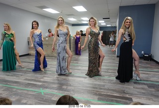 new NH2T store - International Physique League (IPL) show - rehearsal - evening gown