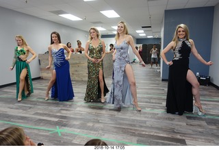 new NH2T store - International Physique League (IPL) show - rehearsal - evening gown