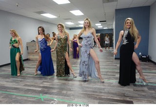 new NH2T store - International Physique League (IPL) show - rehearsal - evening gown