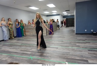 new NH2T store - International Physique League (IPL) show - rehearsal - evening gown