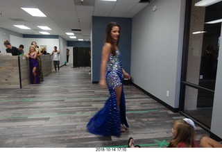 new NH2T store - International Physique League (IPL) show - rehearsal - evening gown