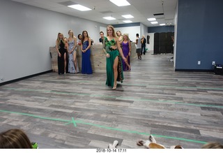 new NH2T store - International Physique League (IPL) show - rehearsal - evening gown