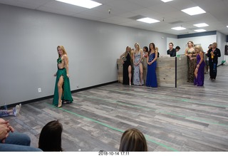 new NH2T store - International Physique League (IPL) show - rehearsal - evening gown