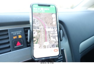 lousy traffic to dinner - note new speed limits on Google Maps