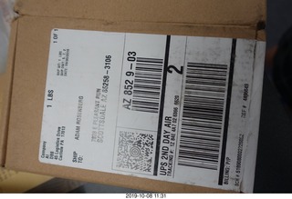 it's a box addressed to me  for my iPhone XS return
