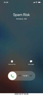 Spam Risk incoming call on my cell phone