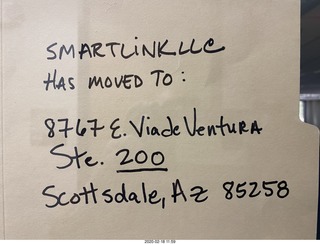 Lynn's new workplace, Smartlink LLC has moved....