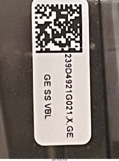 QR code for my new refrigerator