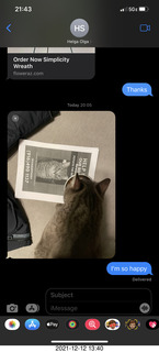 great news - we found him message