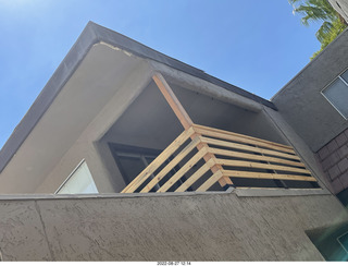 my deck with new woodwork