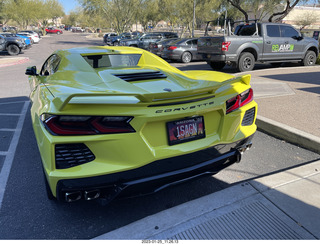 new yellow Corvette