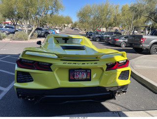 new yellow Corvette