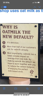 Facebook - Oatmilk the new default?