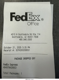 FedEx - my old Apple iPhone 14