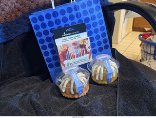 rainbow candles and bundt cakes for my birthday