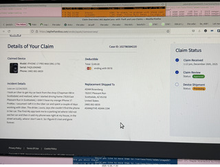 AppleCare claim