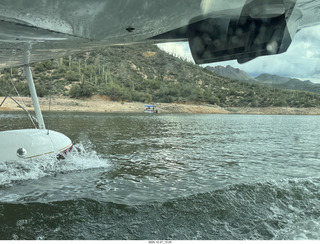 landing on Barlett Reservoir