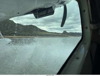 landing on Barlett Reservoir