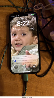 Anthony Jr. on cell phone