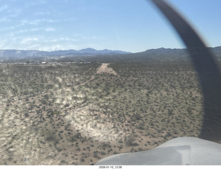 aerial - Arizona near Alamo Lake
