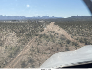 aerial - Arizona near Alamo Lake