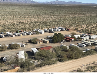 aerial - Alamo Lake area