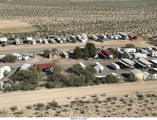 aerial - Alamo Lake area