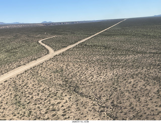 aerial - Alamo Lake area