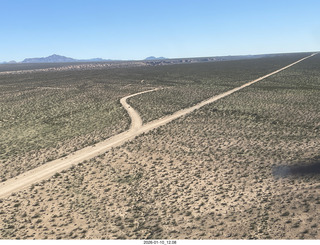 aerial - Alamo Lake area