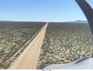 aerial - Alamo Lake area
