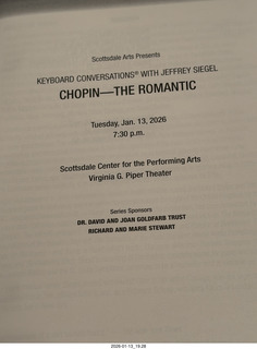 Scottsdale Performing Arts - Jeffrey Siegel Keyboard Conversations program