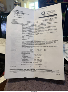 Dr. Carlos - my blood work