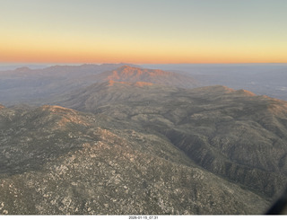 aerial sunrise