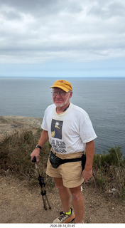 Spain - bus tour of north shore - Fisterra - the end of the world + Adam